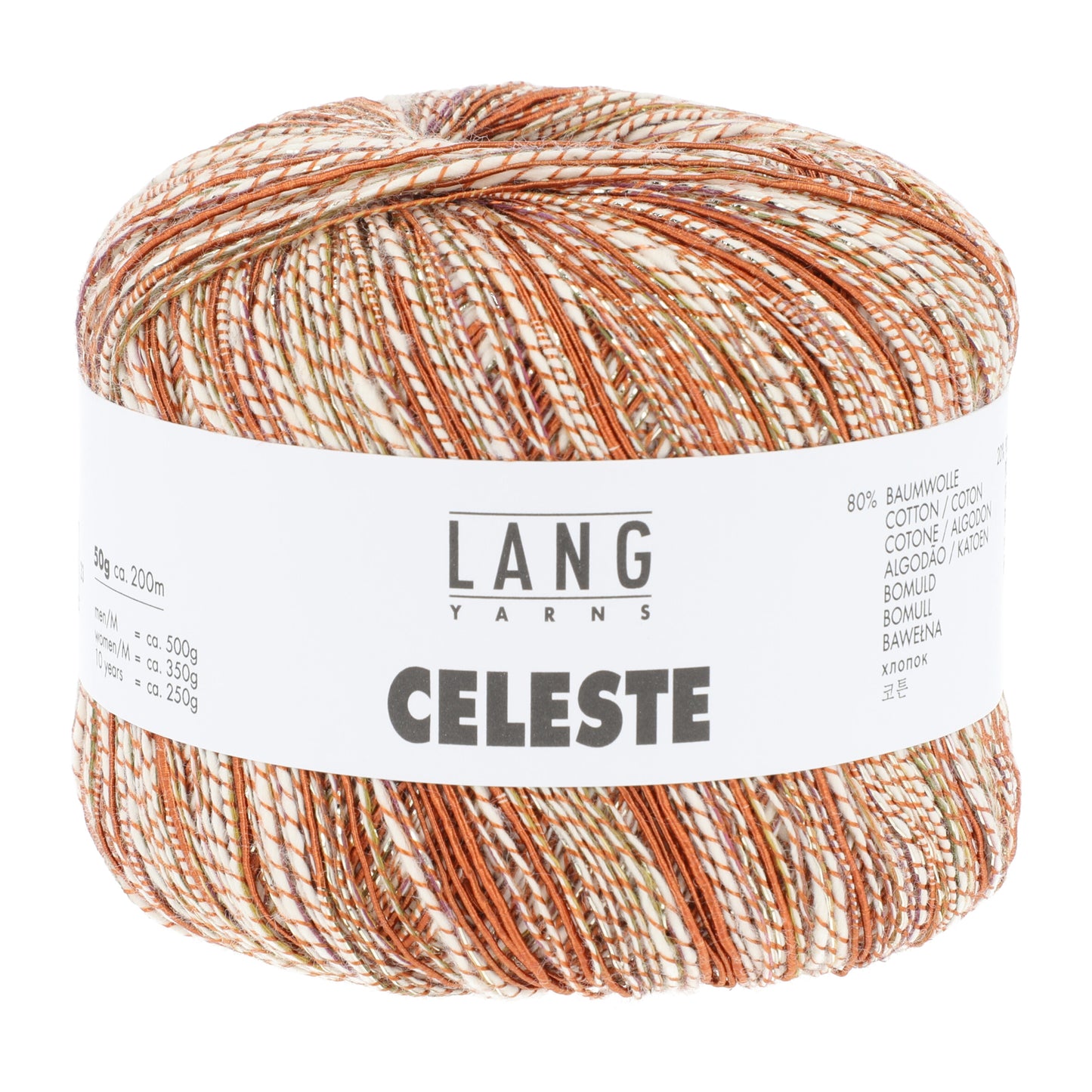 Lang Yarns CELESTE (15) mezgimo siūlai