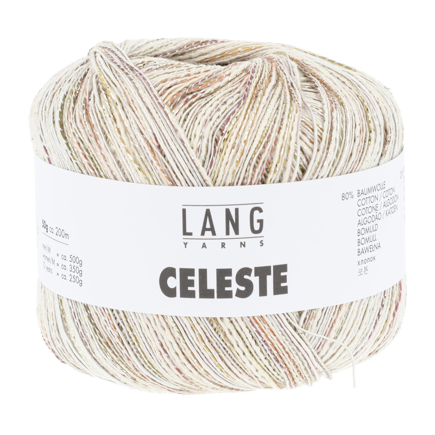 Lang Yarns CELESTE (94) mezgimo siūlai