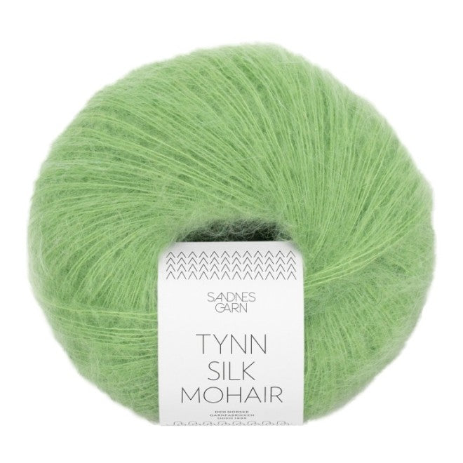 Sadnes Garn Tynn Silk Mohair (Pavasario žaluma) mezgimo siūlai