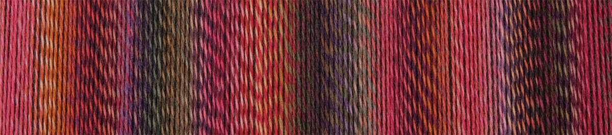 Schoppel Wolle Zauberball Crazy (2631) "Itališkas saulėlydis" mezgimo siūlai