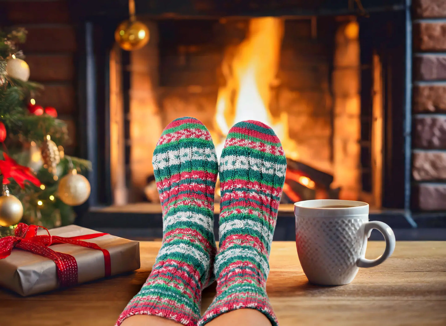 Gruendl Hot Socks kalėdiniai (6343) mezgimo siūlai