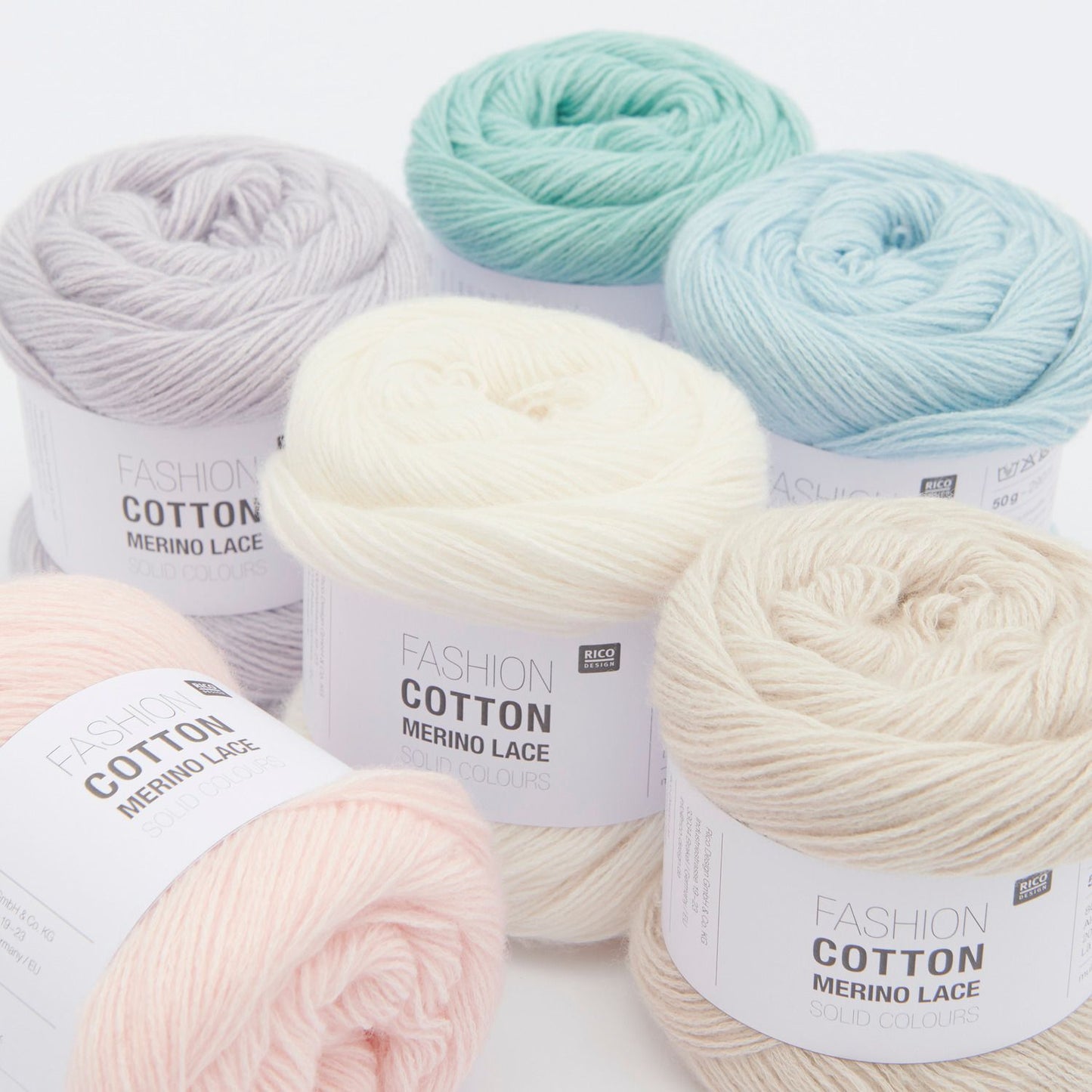 Rico Fashion Cotton Merino Lace (5) mezgimo siūlai
