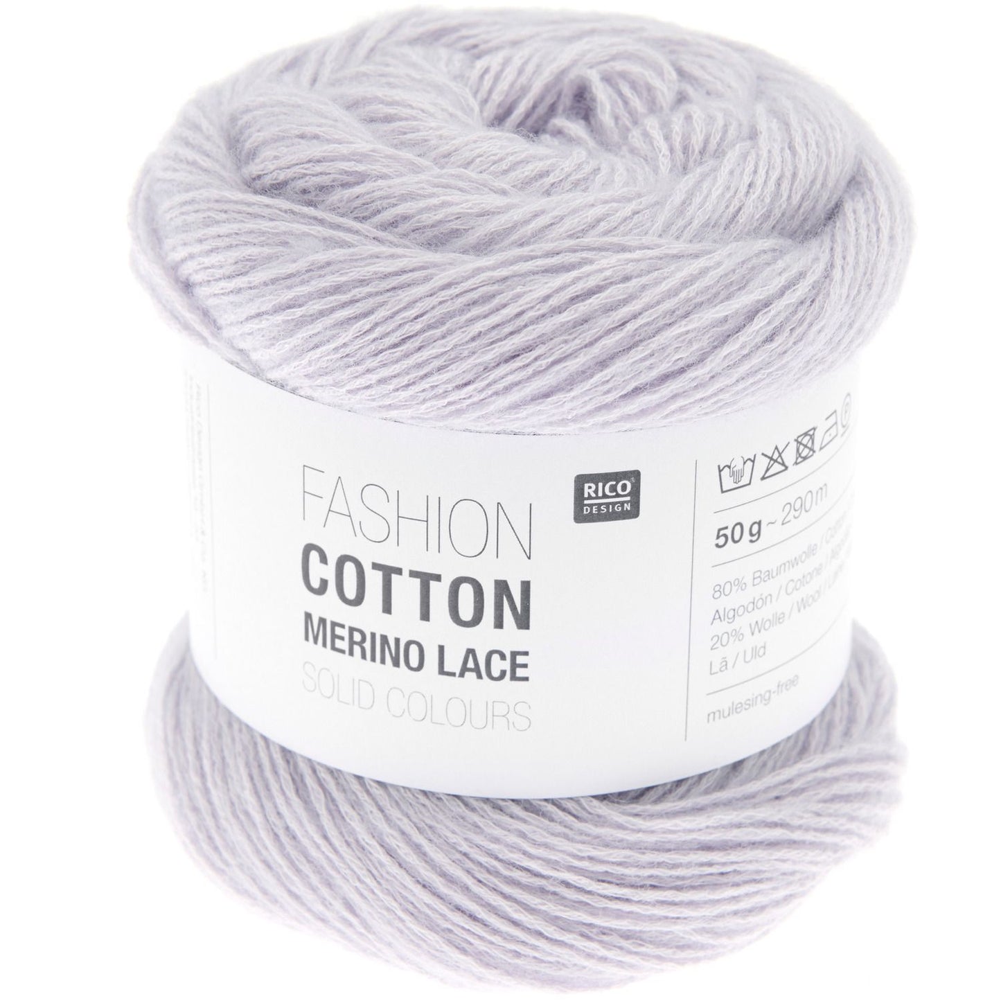 Rico Fashion Cotton Merino Lace (4) mezgimo siūlai