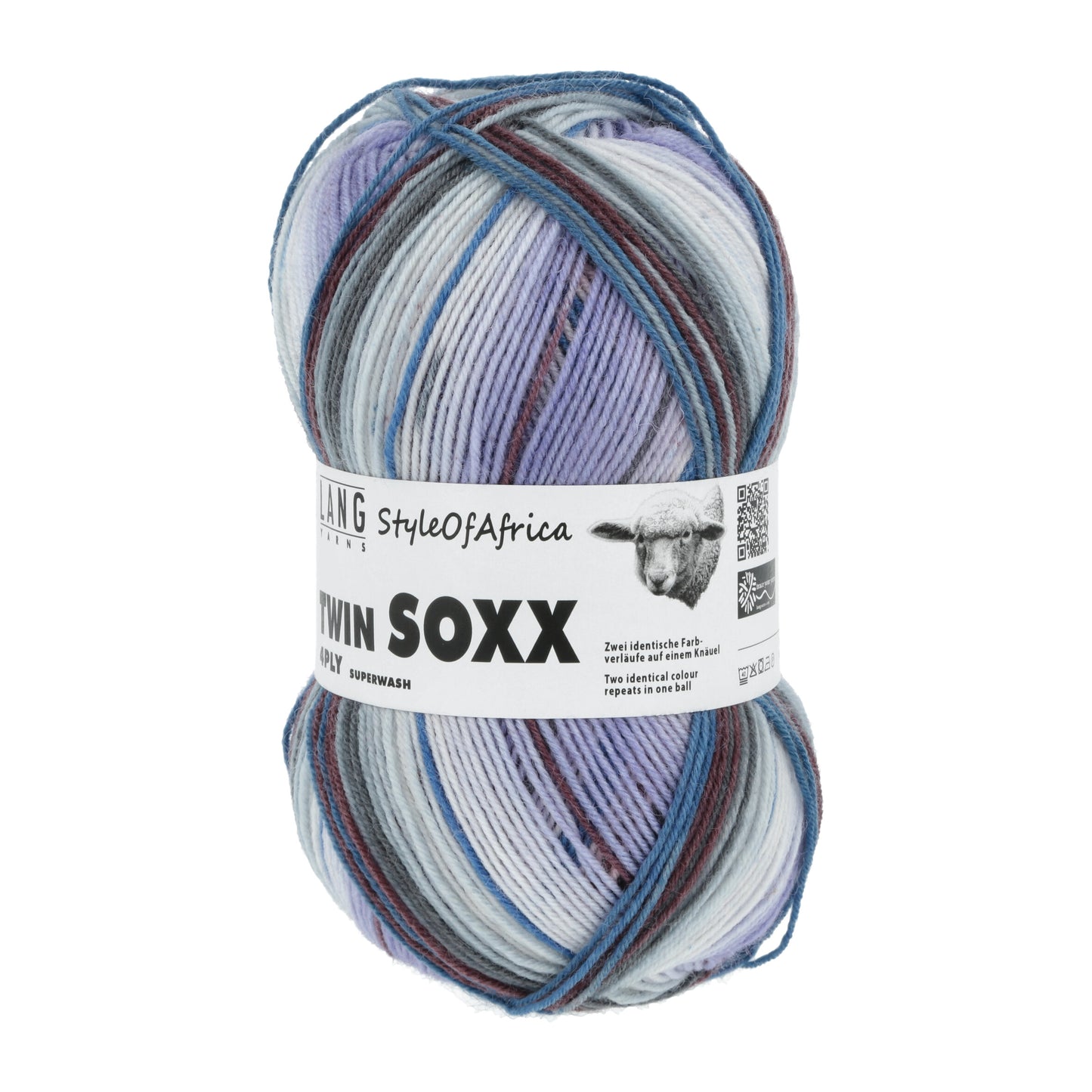 Lang Yarns Twin Soxx 4PLY (305) mezgimo siūlai