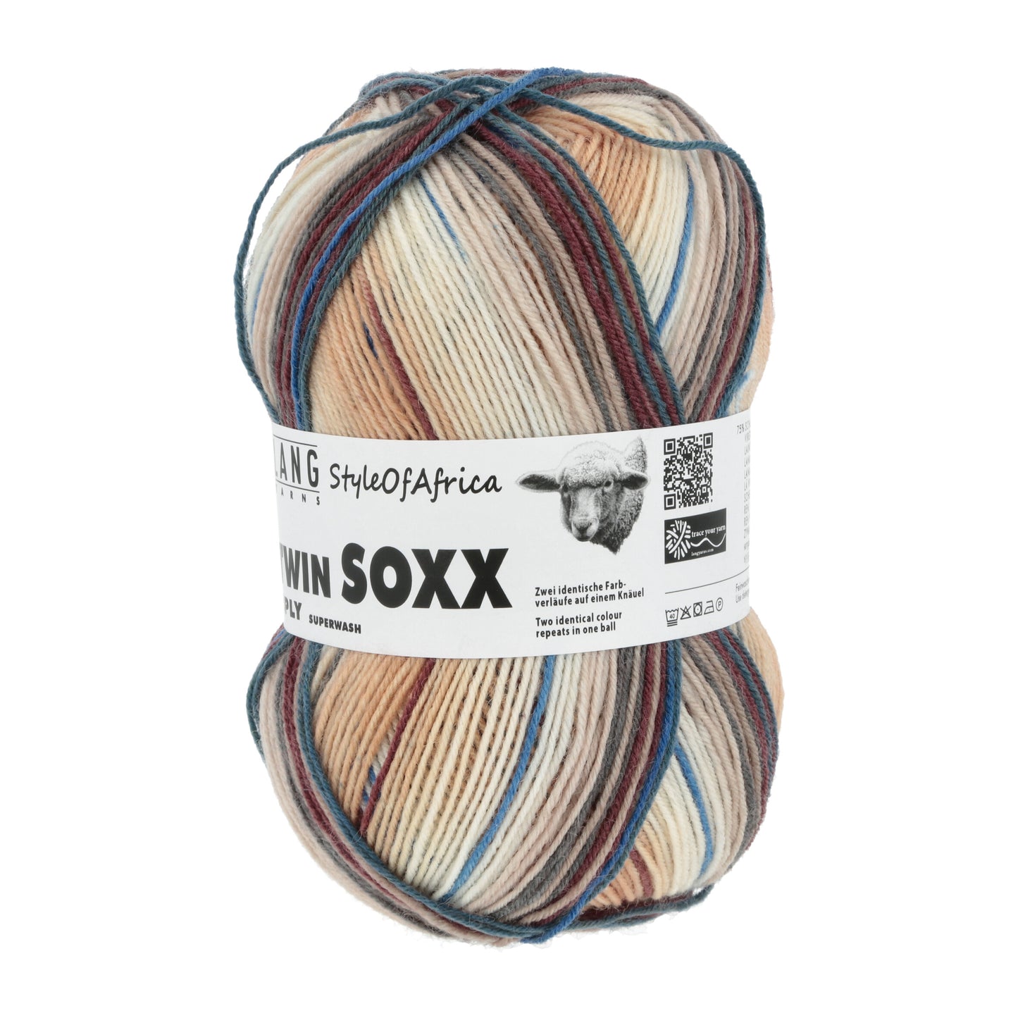 Lang Yarns Twin Soxx 4PLY (306) mezgimo siūlai