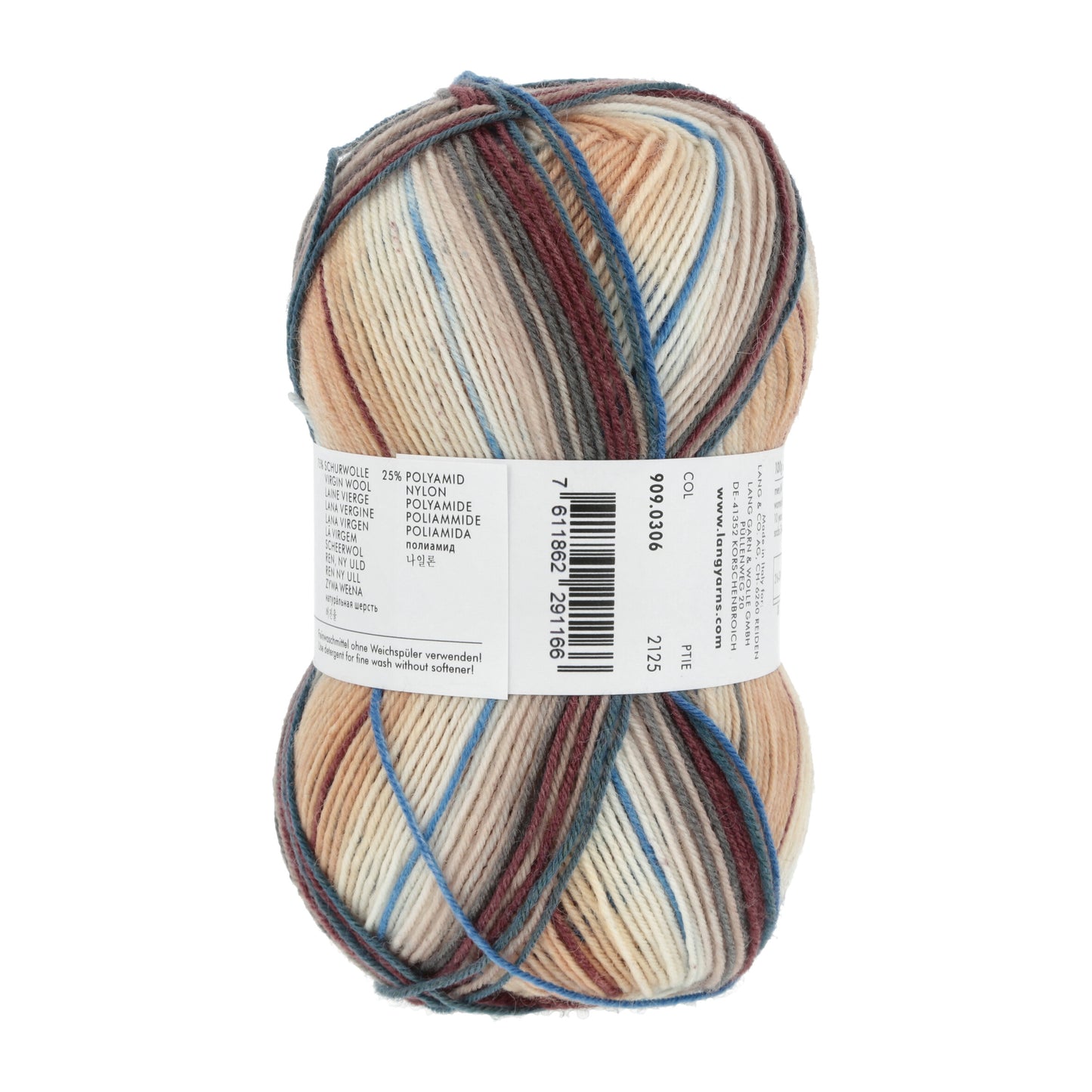 Lang Yarns Twin Soxx 4PLY (306) mezgimo siūlai