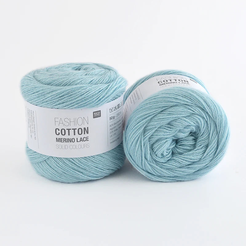 Rico Fashion Cotton Merino Lace (5) mezgimo siūlai