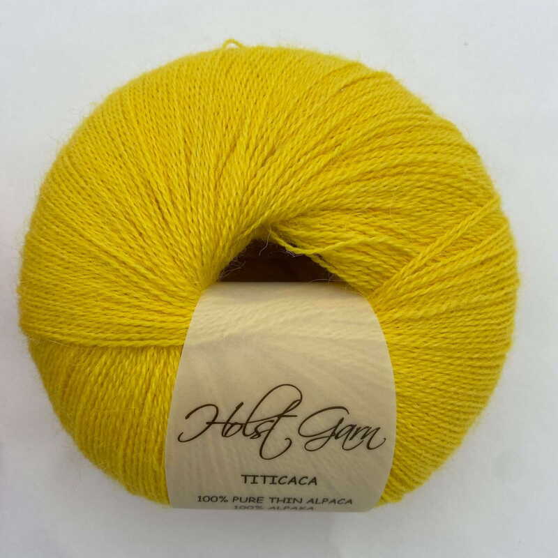Holst Garn Titicaca (01) "Citrina" mezgimo siūlai