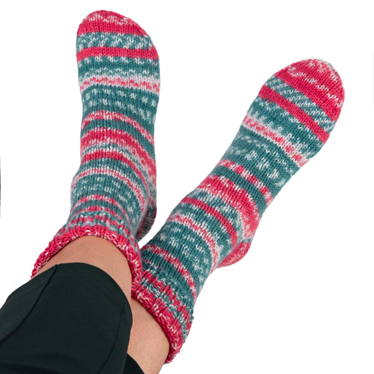 Gruendl Hot Socks kalėdiniai (6409) mezgimo siūlai