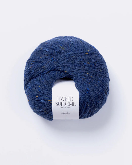 Majo Tweed Supreme (506) "Džinso" mezgimo siūlai