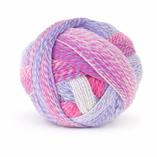 Schoppel Wolle Zauberball Crazy (2254) "Debesis" mezgimo siūlai