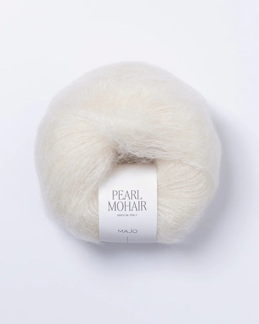 Majo Pearl Mohair (100) "Dramblio kaulo" mezgimo siūlai