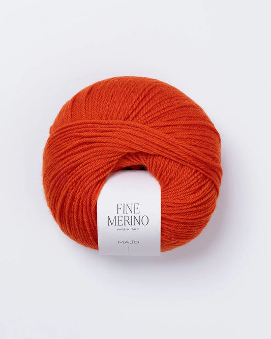 Majo Fine Merino (310) "Saulėlydis" mezgimo siūlai