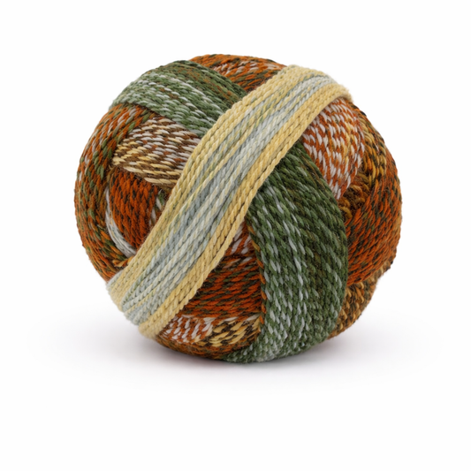 Schoppel Wolle Zauberball Crazy (1660) "Upės dugnas" mezgimo siūlai