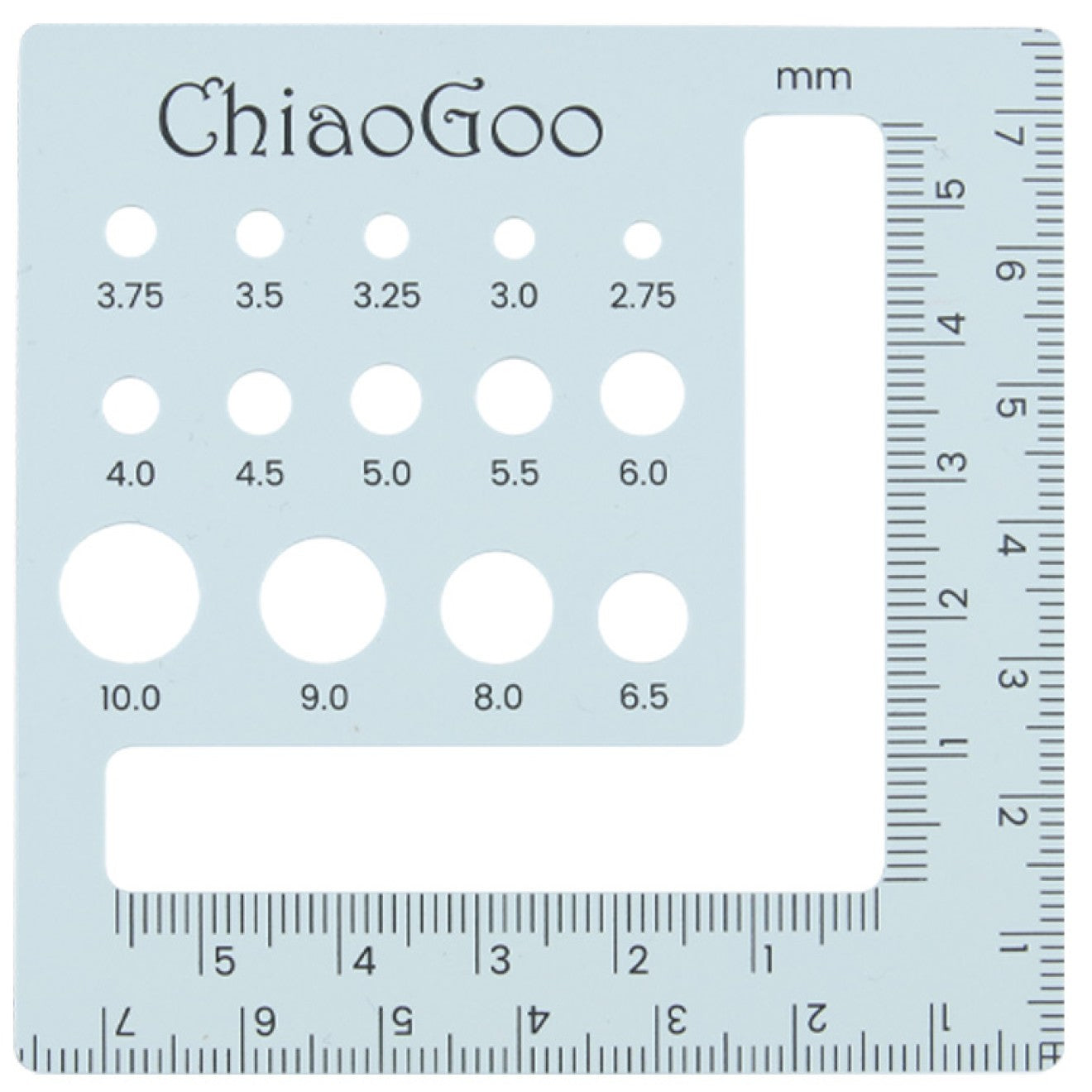ChiaoGoo virbalų matuoklis - liniuotė