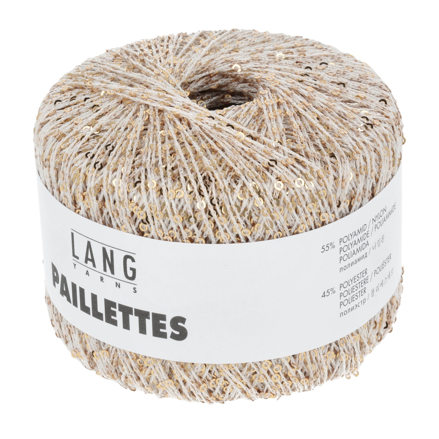Lang Yarns Paillettes (2) mezgimo siūlai