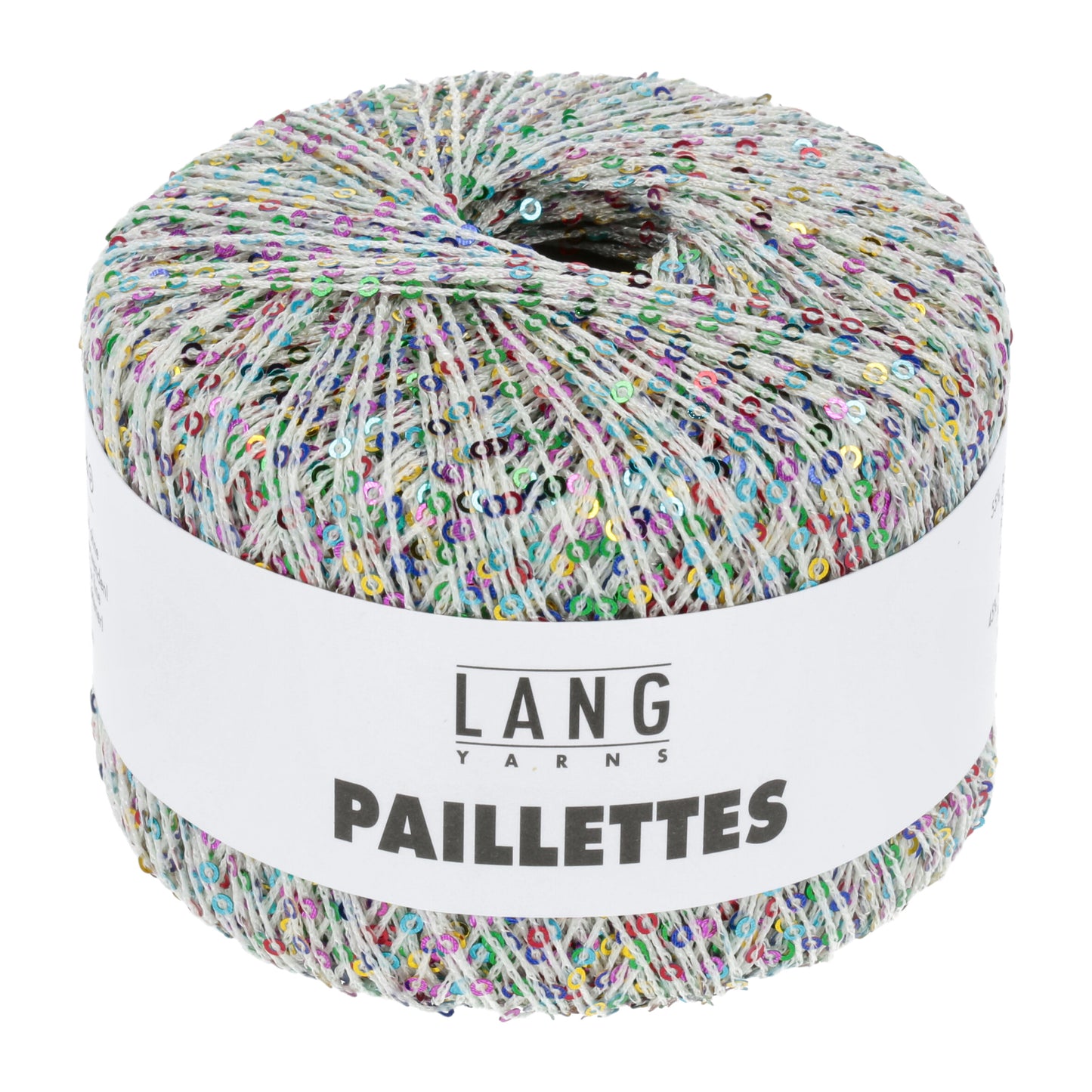 Lang Yarns Paillettes (101) knitting yarn