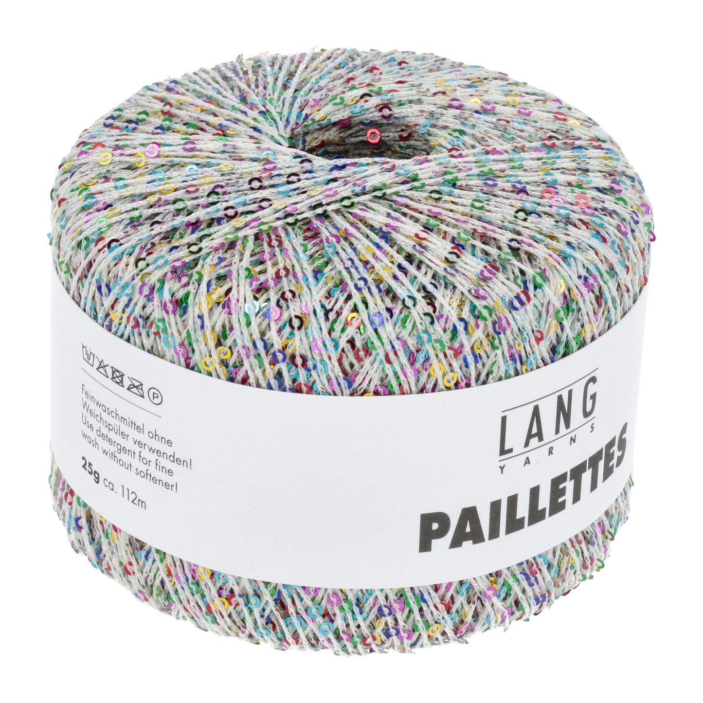 Lang Yarns Paillettes (101) mezgimo siūlai