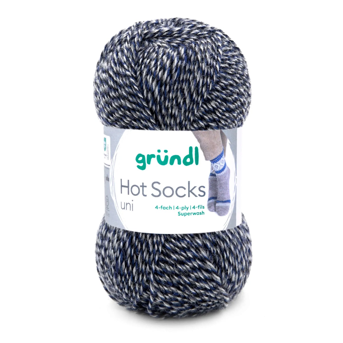 Gruendl Hot Socks Uni (27) mezgimo siūlai