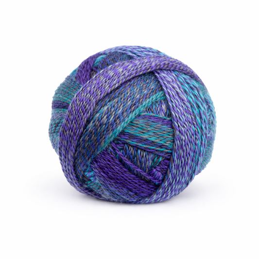 Schoppel Wolle Zauberball Crazy (1511) "Submarine" mezgimo siūlai