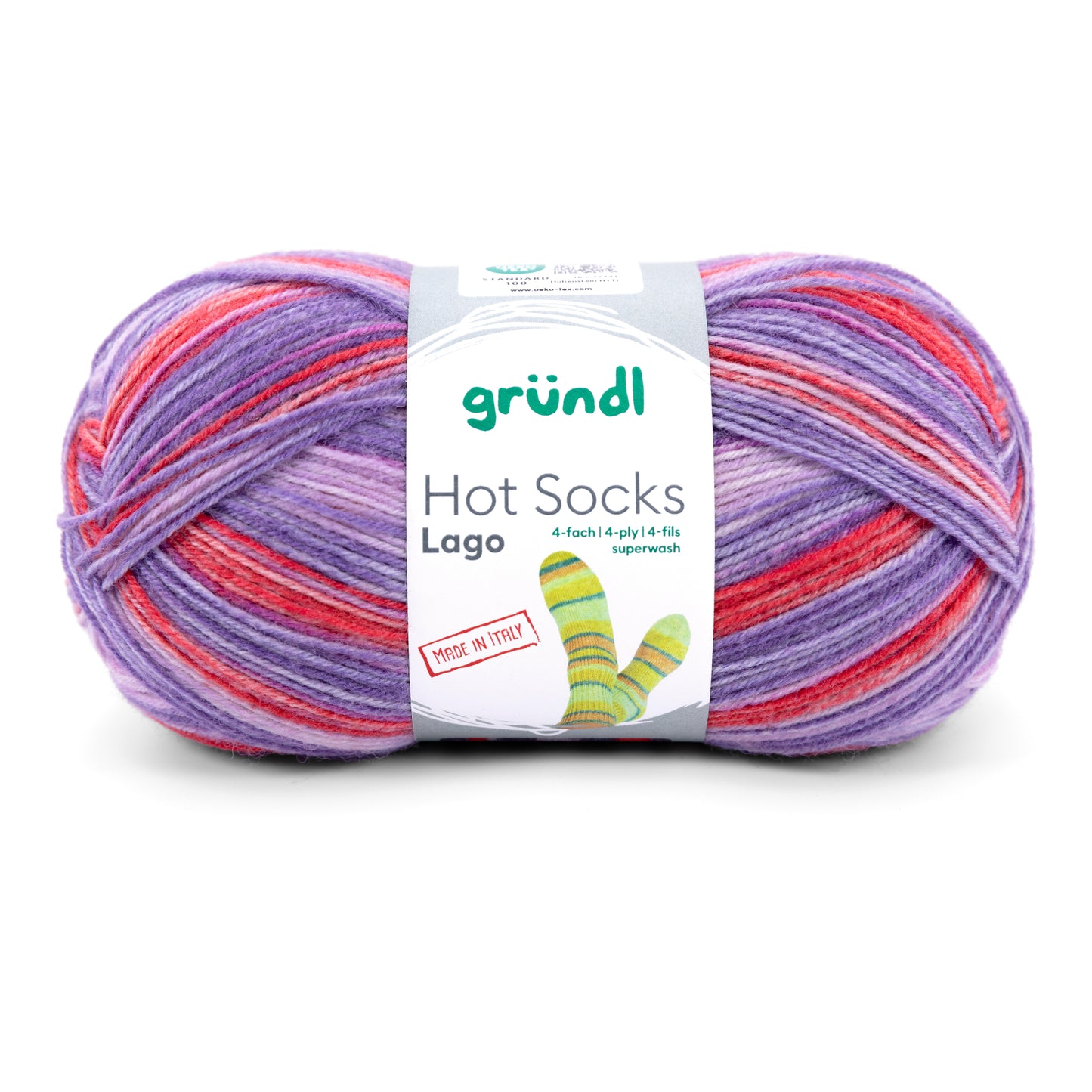 Gruendl Hot Socks Lago 4-ply (5) mezgimo siūlai