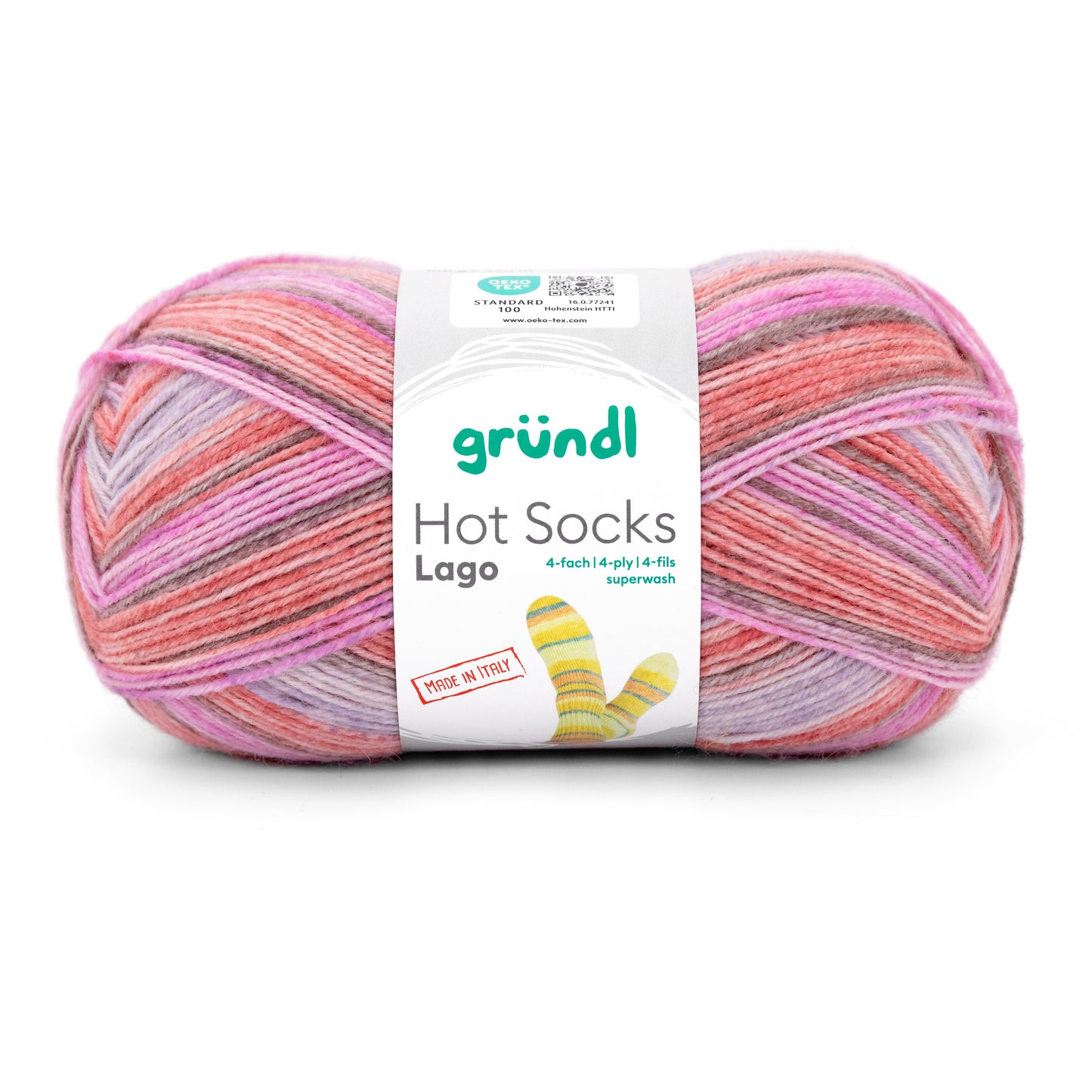 Gruendl Hot Socks Lago 4-ply (8) mezgimo siūlai