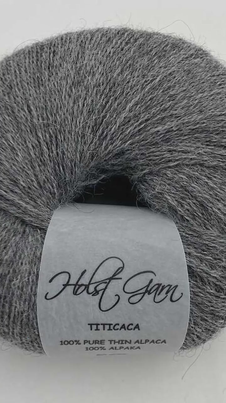 Holst Garn Titicaca Flannel Grey alpaca yarn