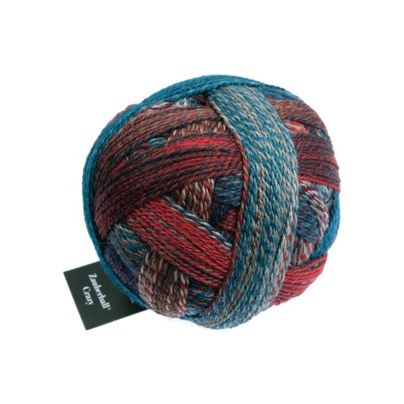 Schoppel Wolle Zauberball Crazy (1507) "Autumn Wind" mezgimo siūlai